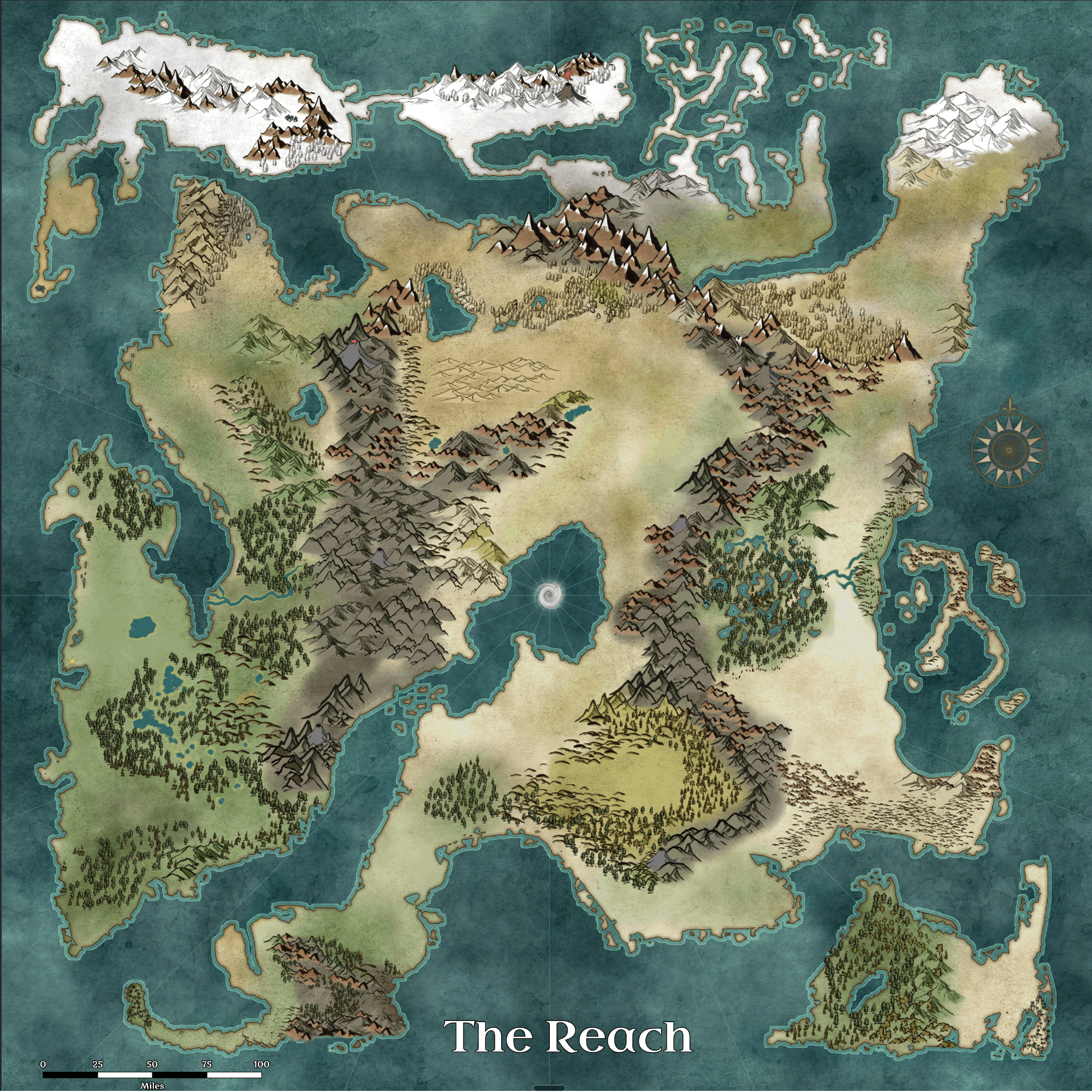 Map of the Reach